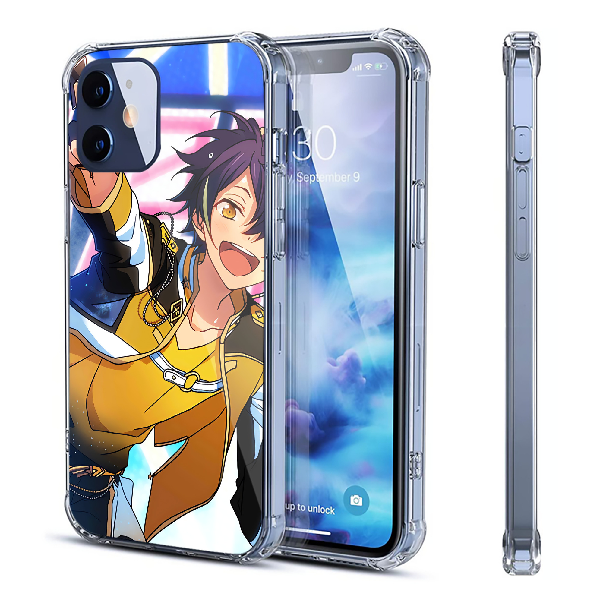 （画像用） あんさんぶるスターズ! Ensemble Stars 【iPhone 12シリーズ対応】透明スマホケース（クリアソフトケース）